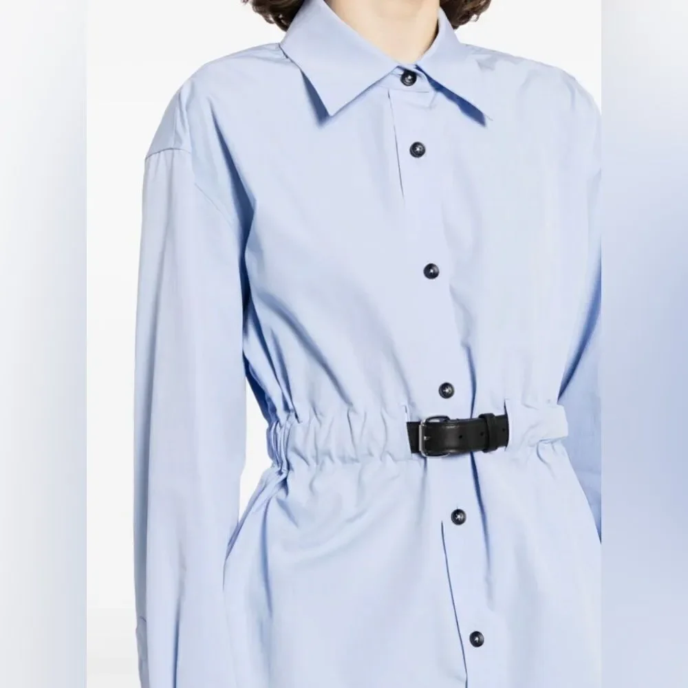 Alexander Wang Oversized Belted Cotton Shirt size M